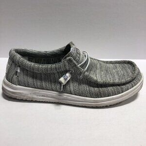Hey Dude Men’s Wally Free, Gray Slip-On Shoes, Size 12M